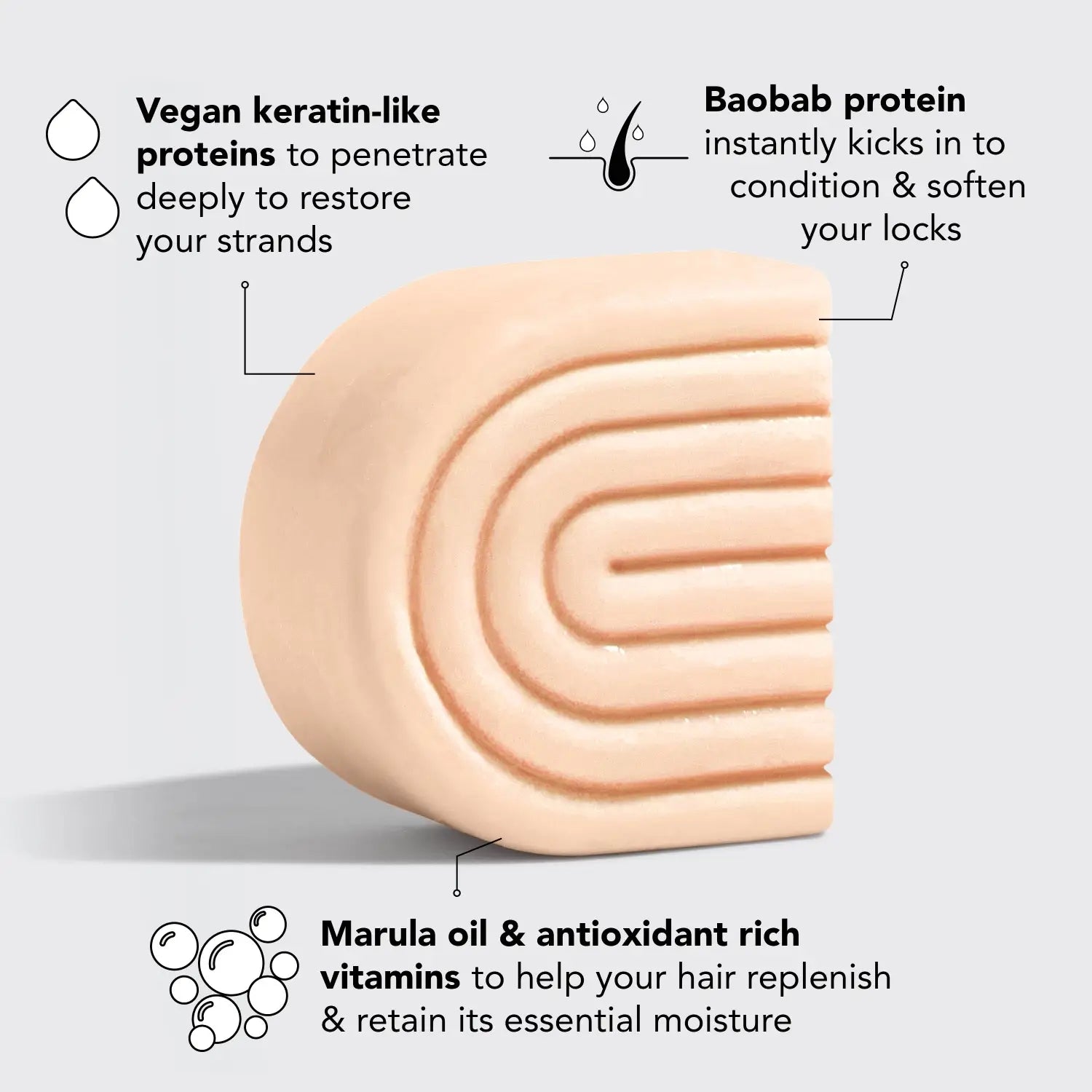 Strengthening Bond Repair Solid Hair Mask - The Plastic Free Co.