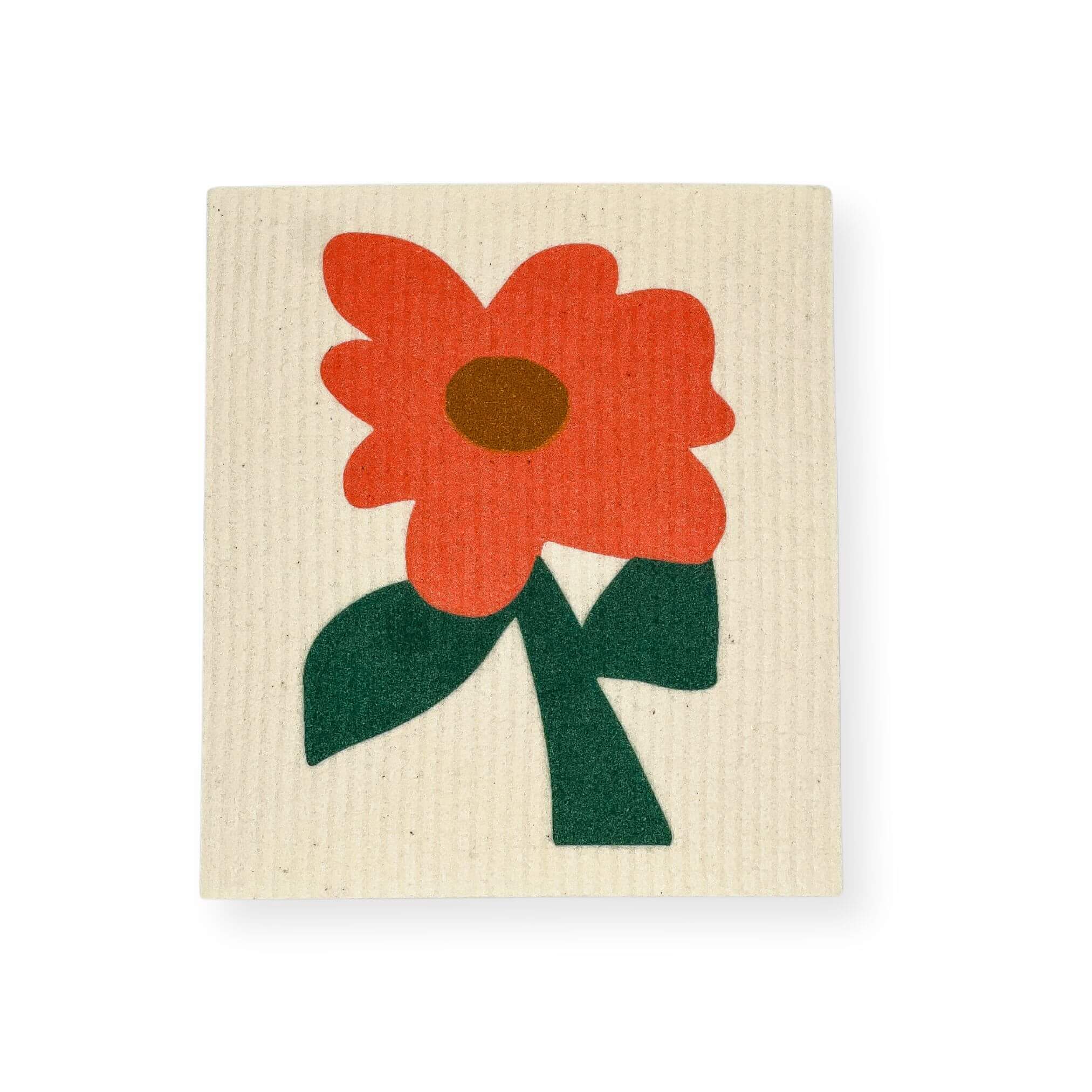 Compostable Sponge Cloths - Flowers - 1 Pack - The Plastic Free Co.