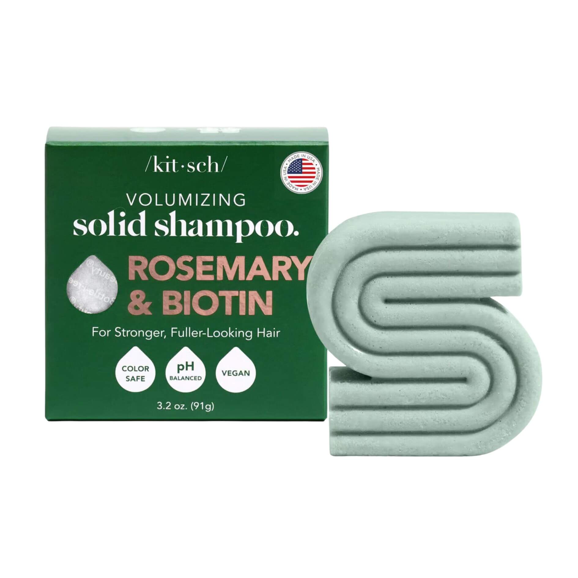 Rosemary & Biotin Shampoo Bar- Volumizing - The Plastic Free Co.