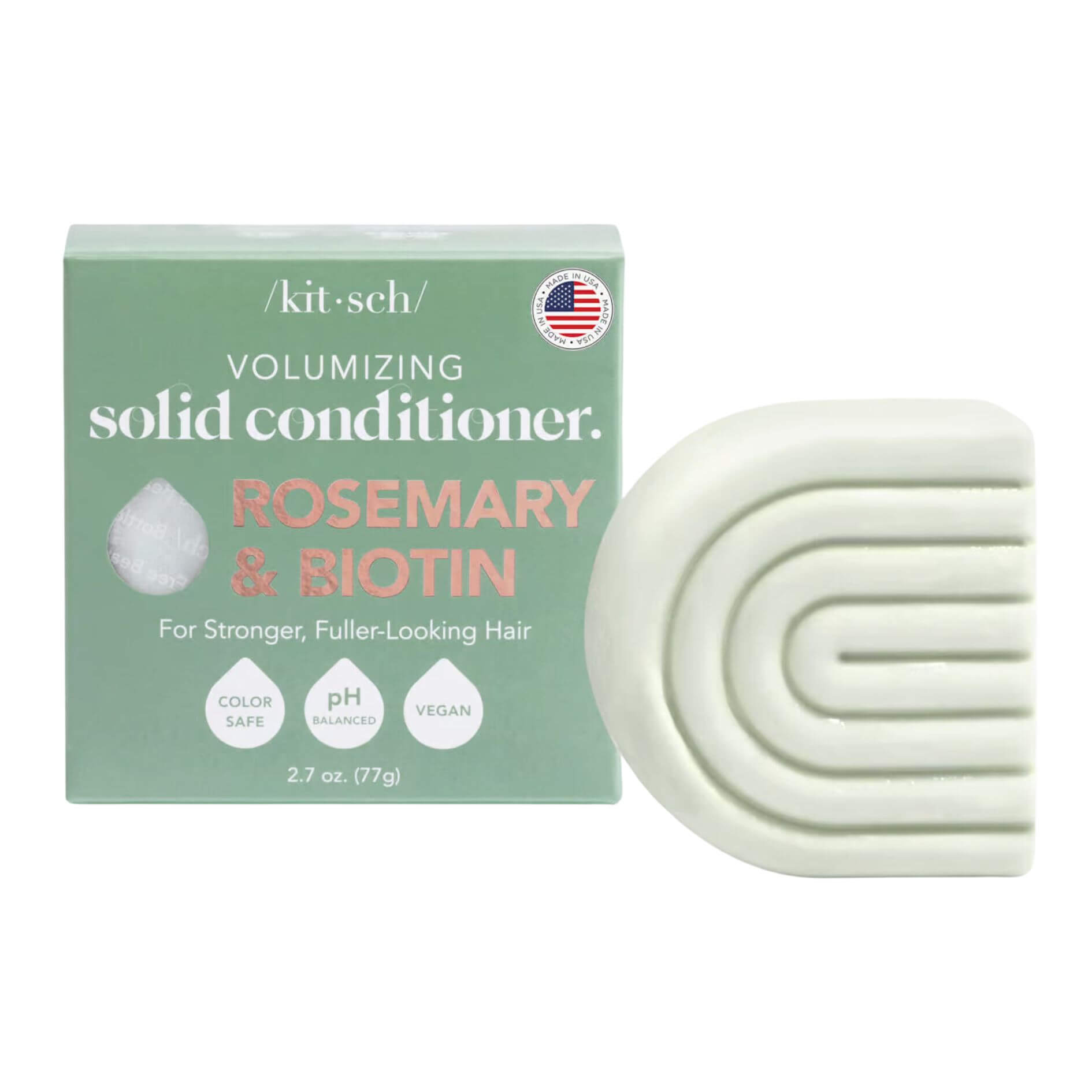 Rosemary & Biotin Conditioner Bar - Volumizing - The Plastic Free Co.