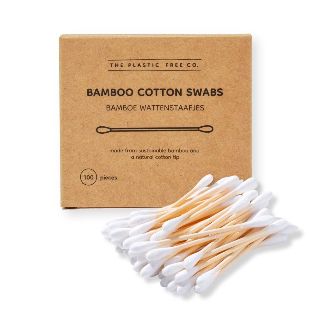 Bamboo Cotton Swabs - The Plastic Free Co.