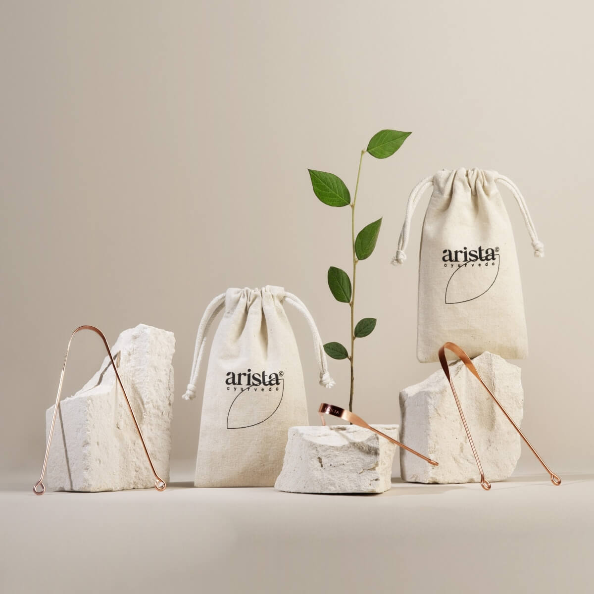 Copper Tongue Scraper - The Plastic Free Co.