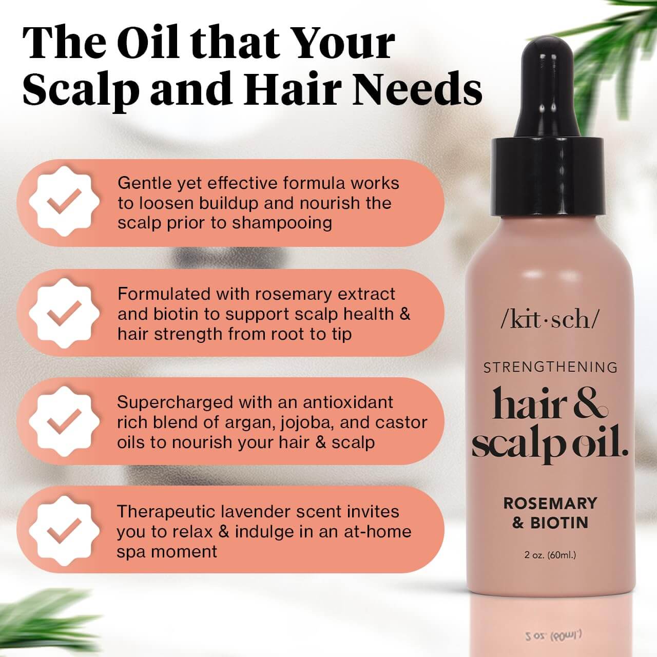 Pre Wash Scalp Oil - Rosemary & Biotin - The Plastic Free Co.