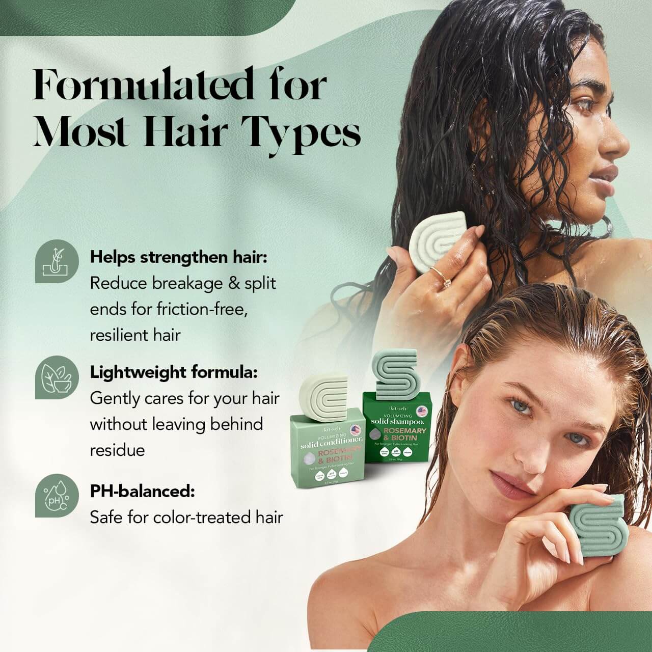 Volumizing Shampoo + Conditioner Bundle - The Plastic Free Co.