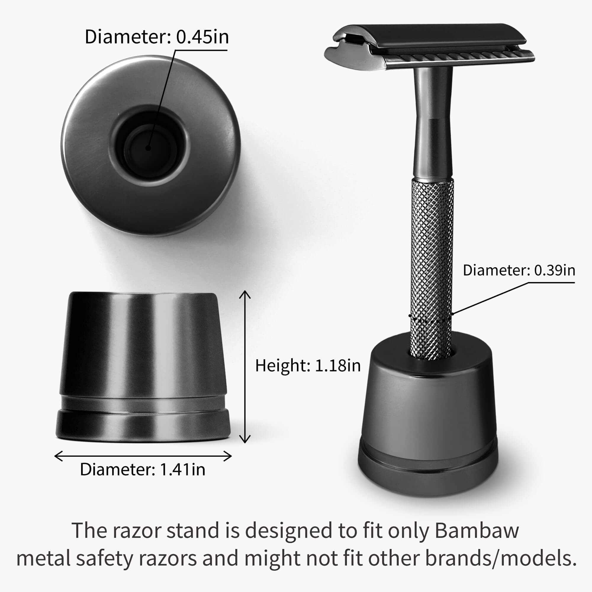 Safety Razor Stand - The Plastic Free Co.