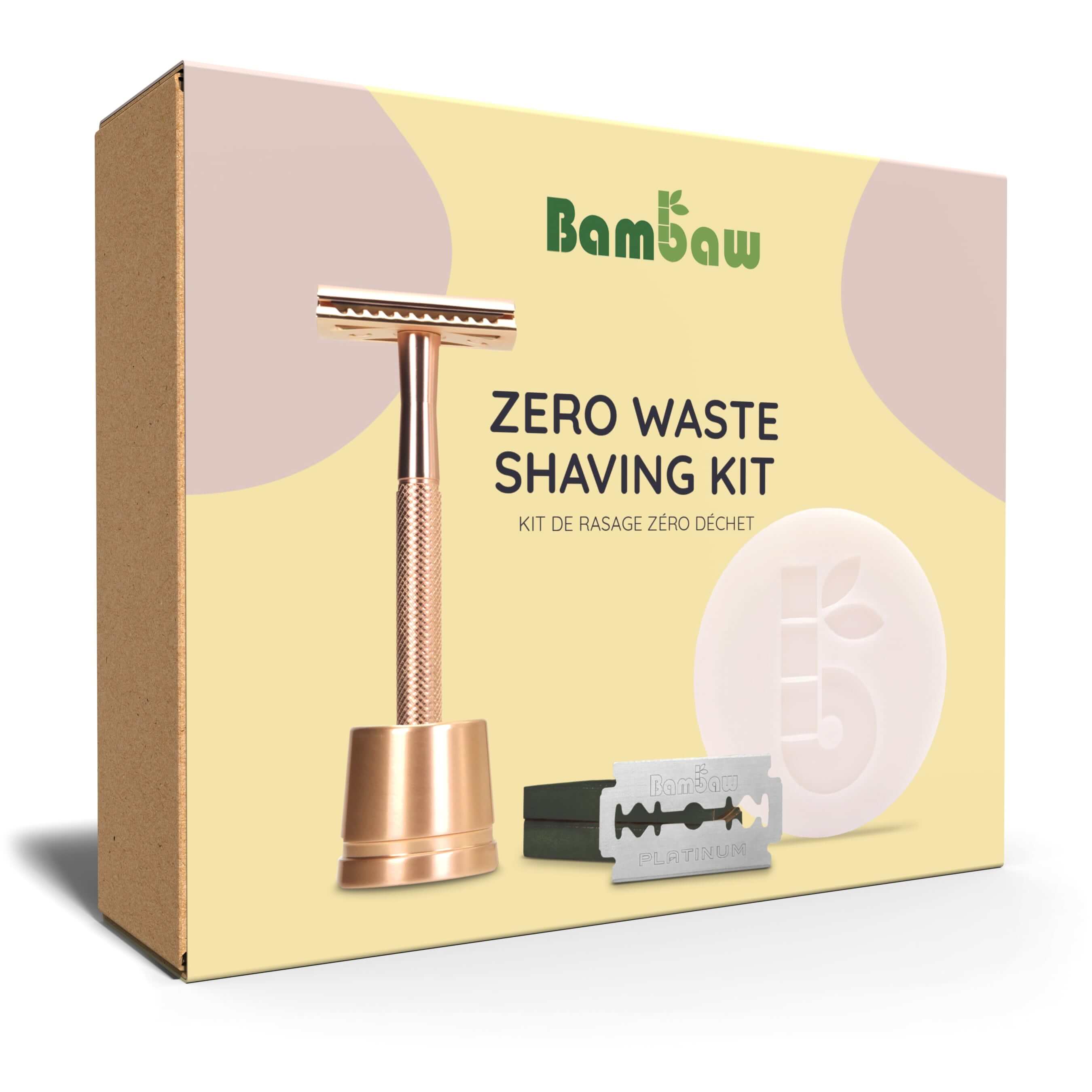 Shaving Kit - Rosegold Edition - The Plastic Free Co.