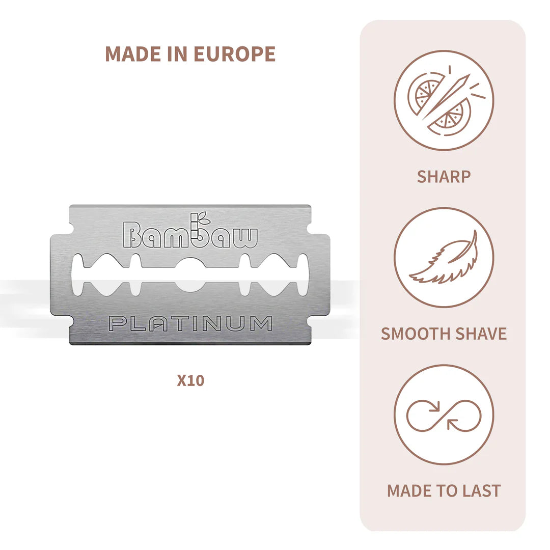 Shaving Kit - Rosegold Edition - The Plastic Free Co.