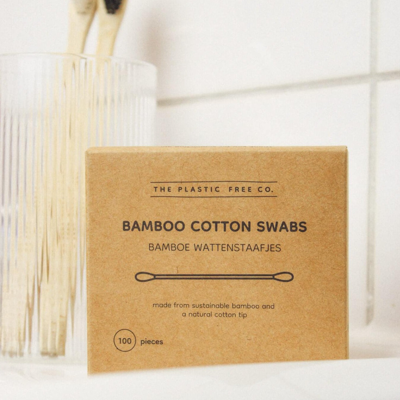 Bamboo Cotton Swabs - The Plastic Free Co.