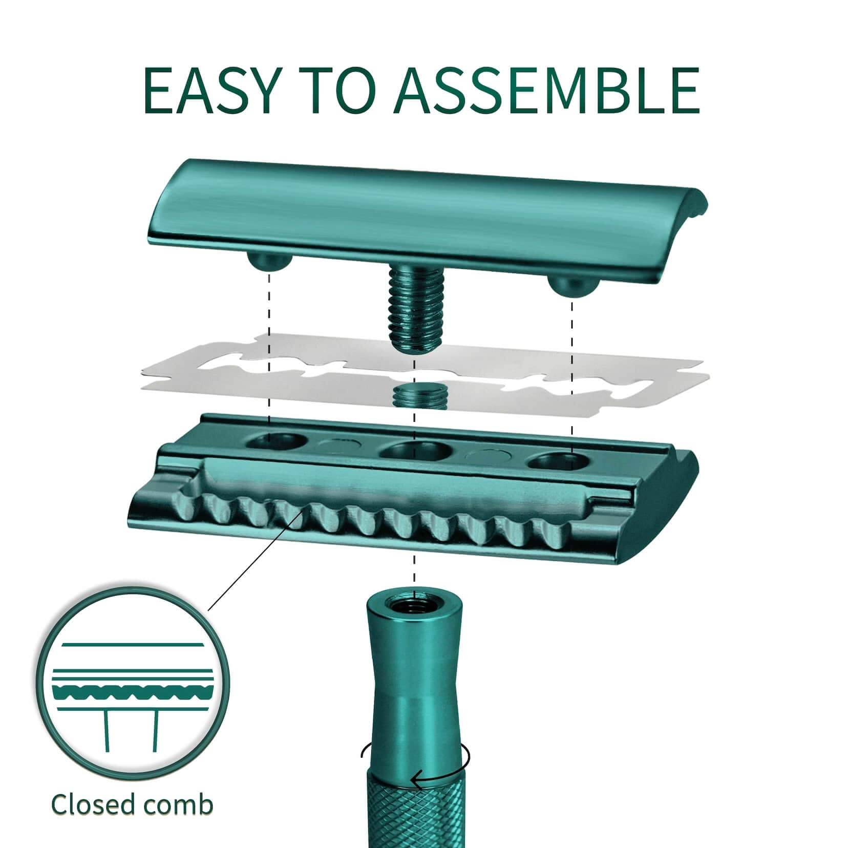 Metal Safety Razor - The Plastic Free Co.