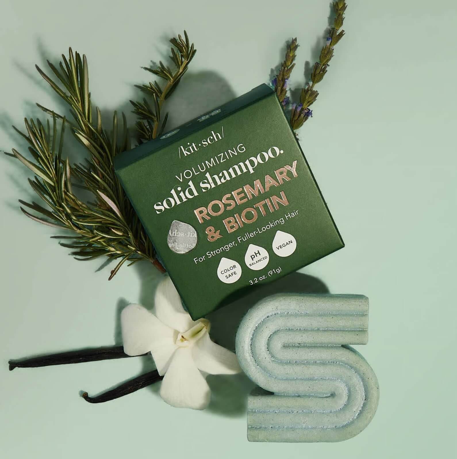 Rosemary & Biotin Shampoo Bar- Volumizing - The Plastic Free Co.