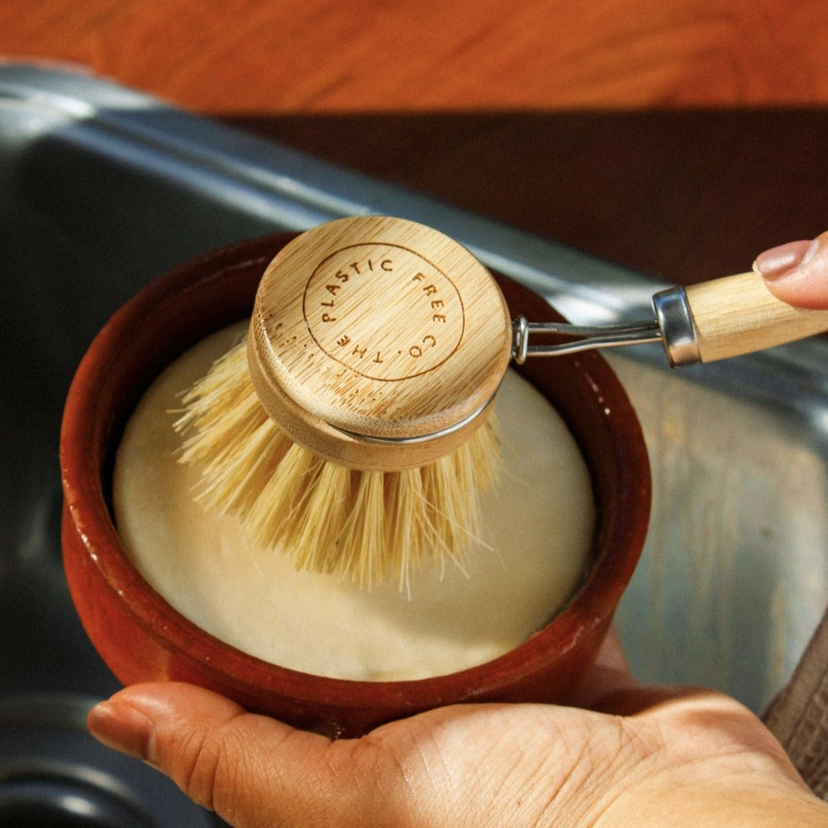 Bamboo Dish Brush - The Plastic Free Co.