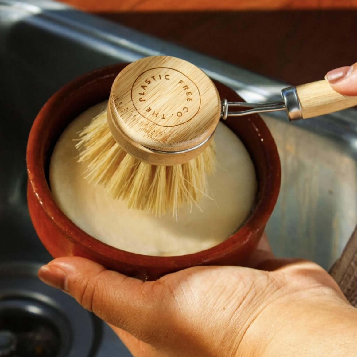 Bamboo Dish Brush Bundle - The Plastic Free Co.