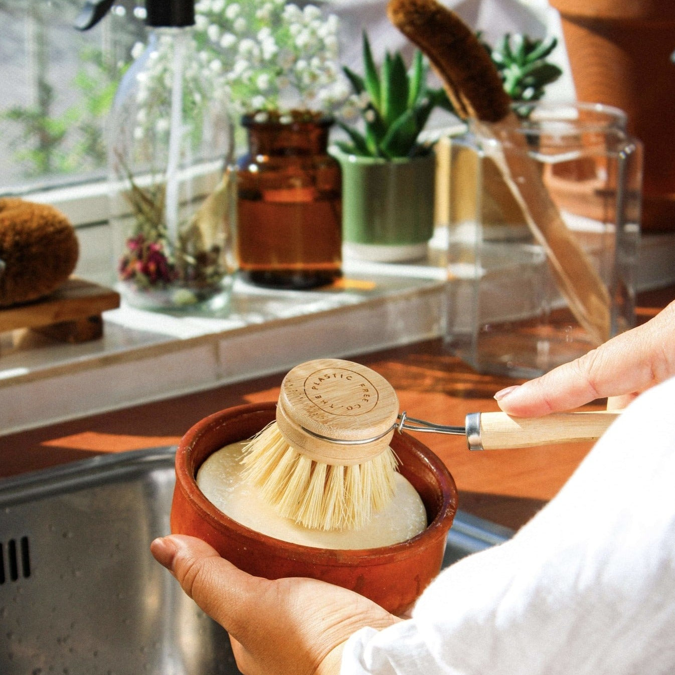 Bamboo Dish Brush - The Plastic Free Co.