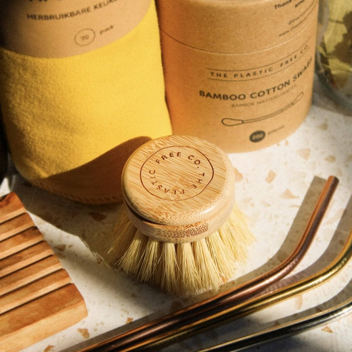 Bamboo Dish Brush - The Plastic Free Co.