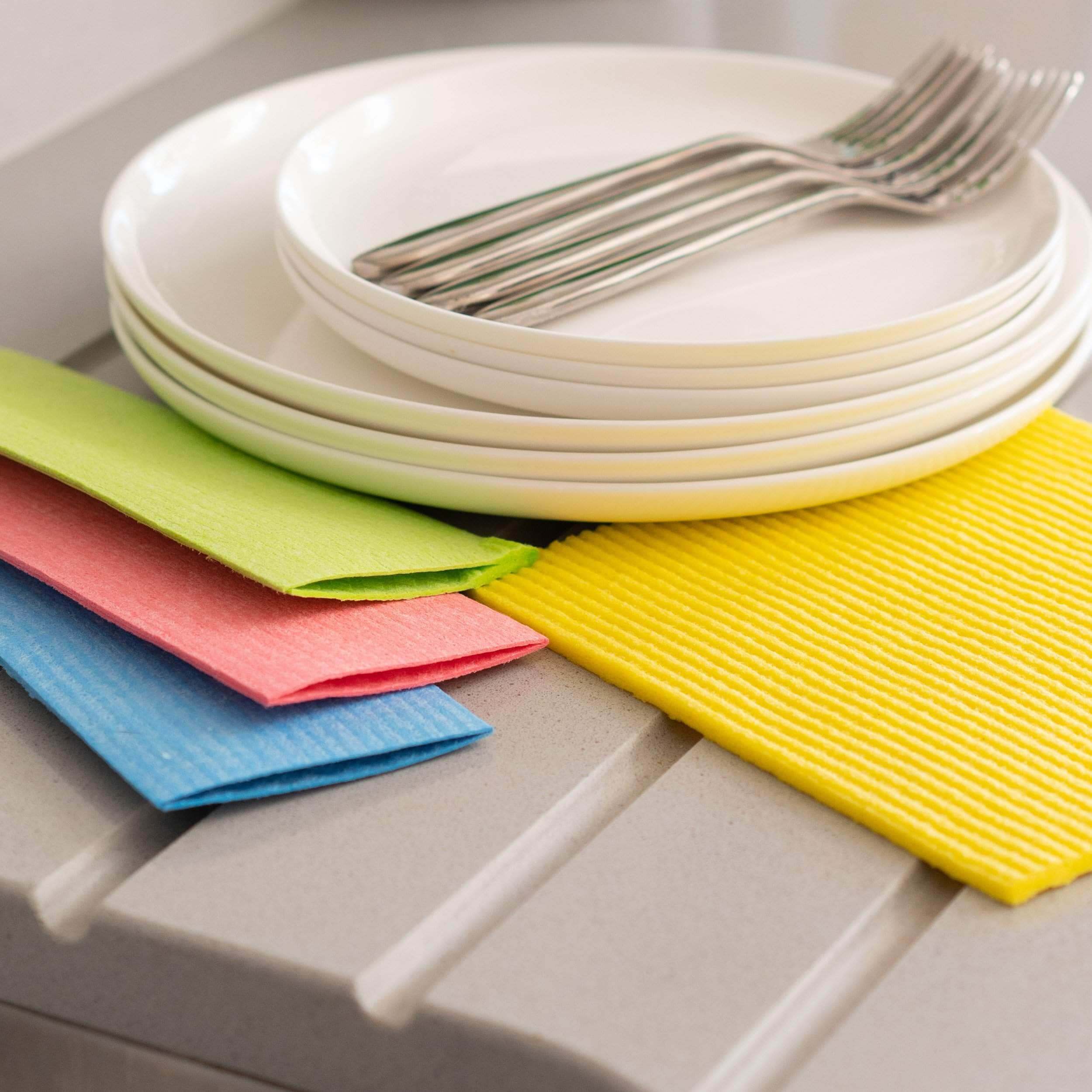 Compostable Sponge Cloths - The Plastic Free Co.