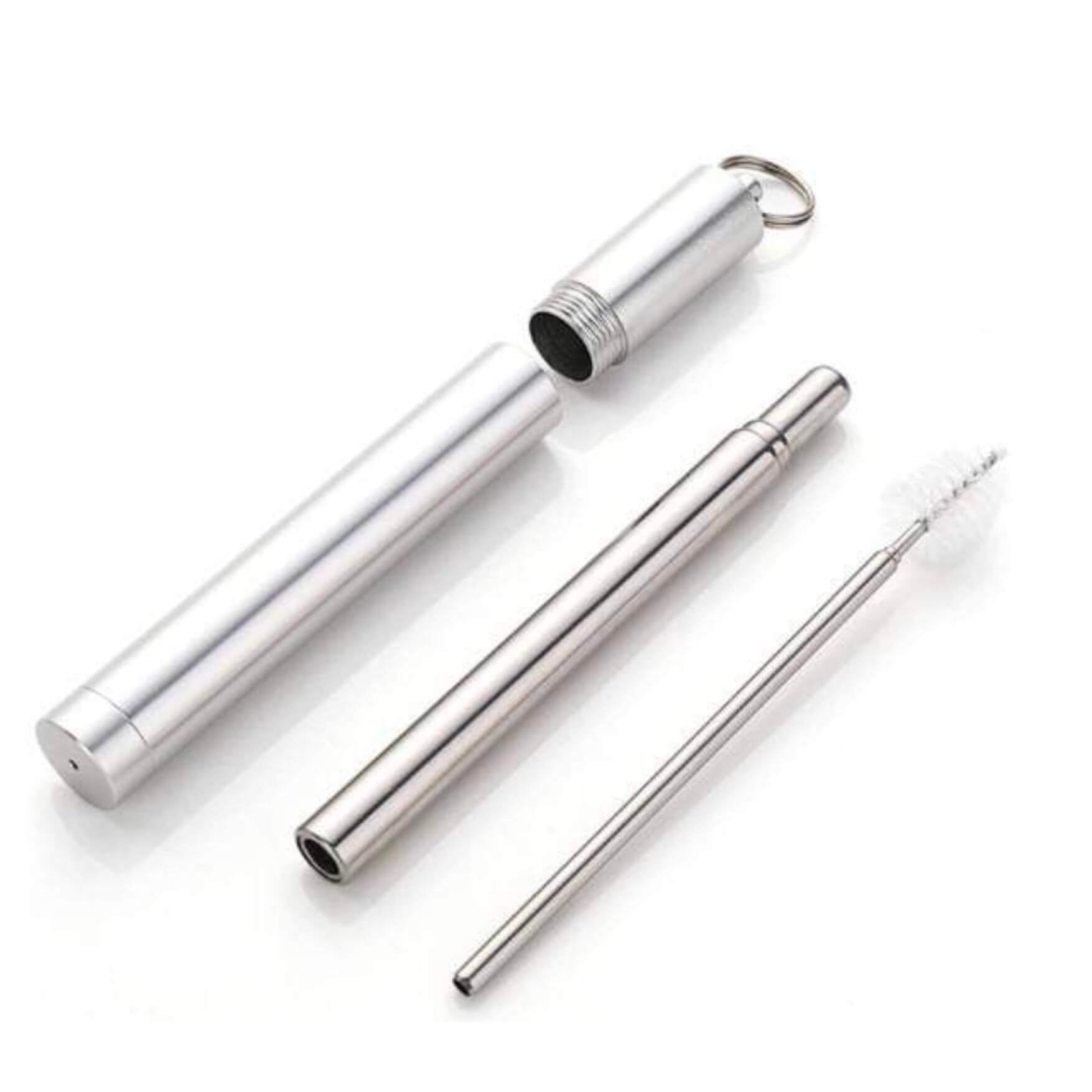 Collapsible Metal Straw + Travel Case - The Plastic Free Co.