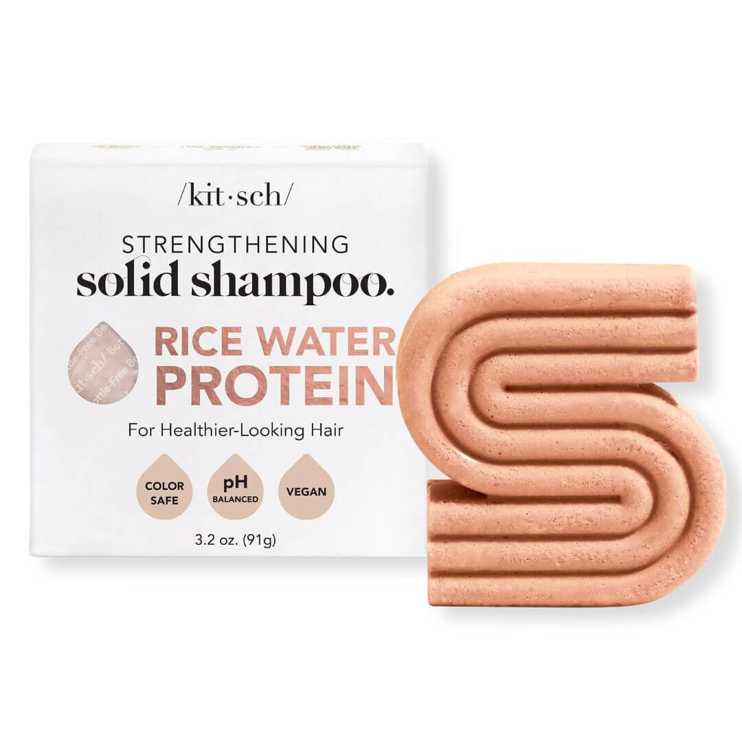 Kitsch Rice Water Shampoo Bar - Hair Growth - The Plastic Free Co.