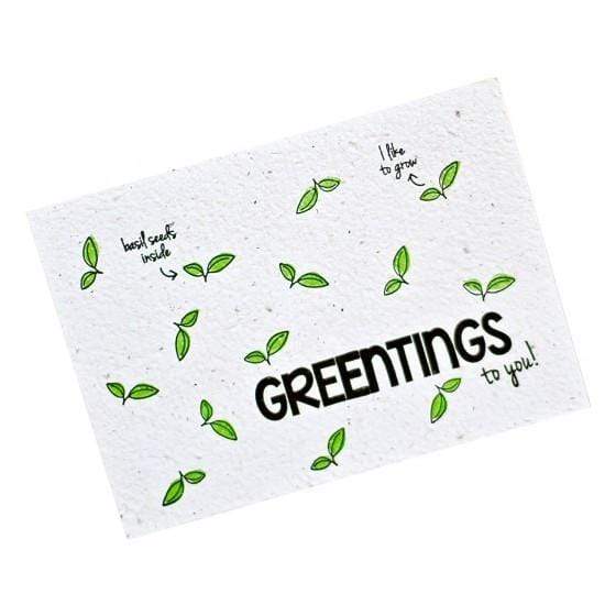 Bloom Postcard - Veggies & Herbs - Plastic Free Amsterdam