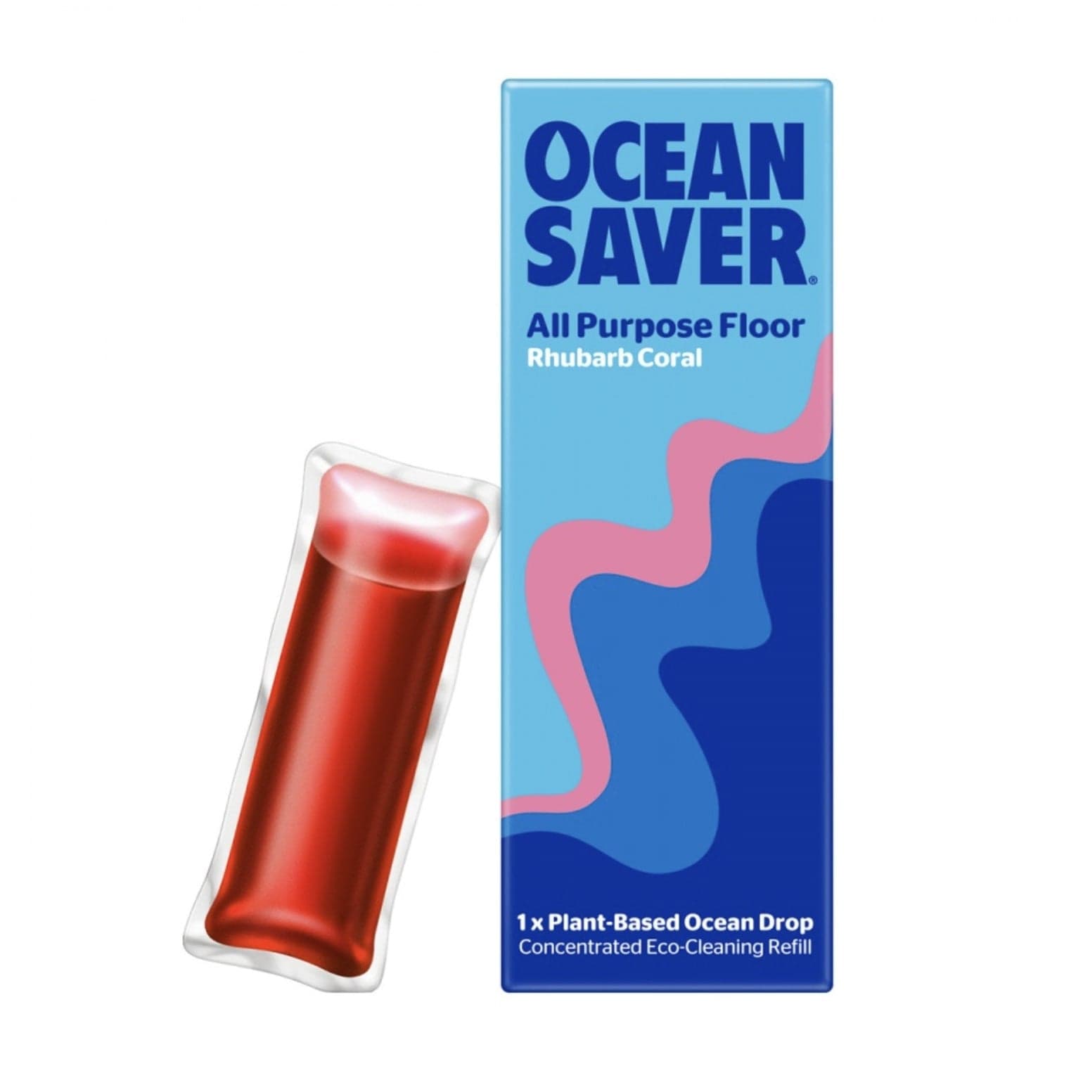 Cleaning Drop Floor - Rhubarb Coral - Plastic Free Amsterdam