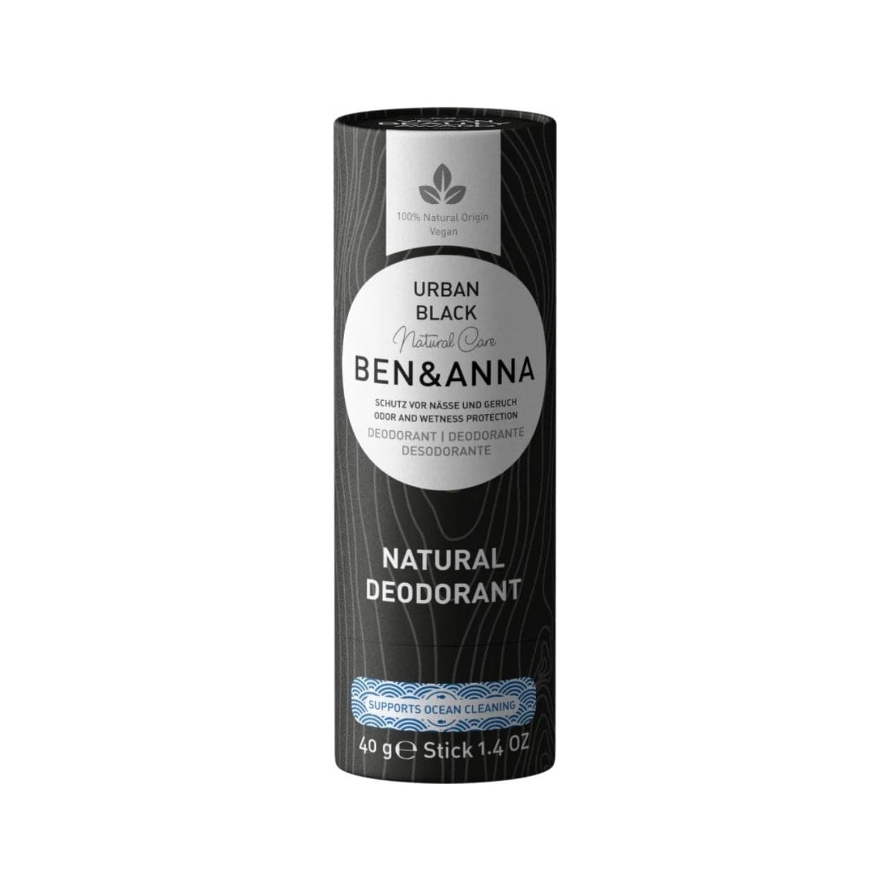 Deodorant Stick - Urban Black - Plastic Free Amsterdam