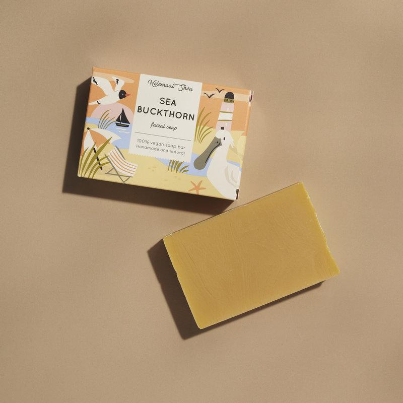 Facial Soap Bar - Sea Buckthorn - Plastic Free Amsterdam