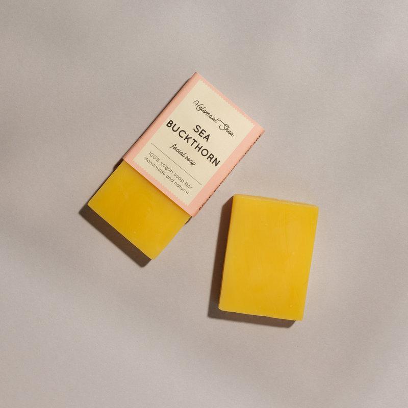 Facial Soap Bar - Sea Buckthorn - Plastic Free Amsterdam