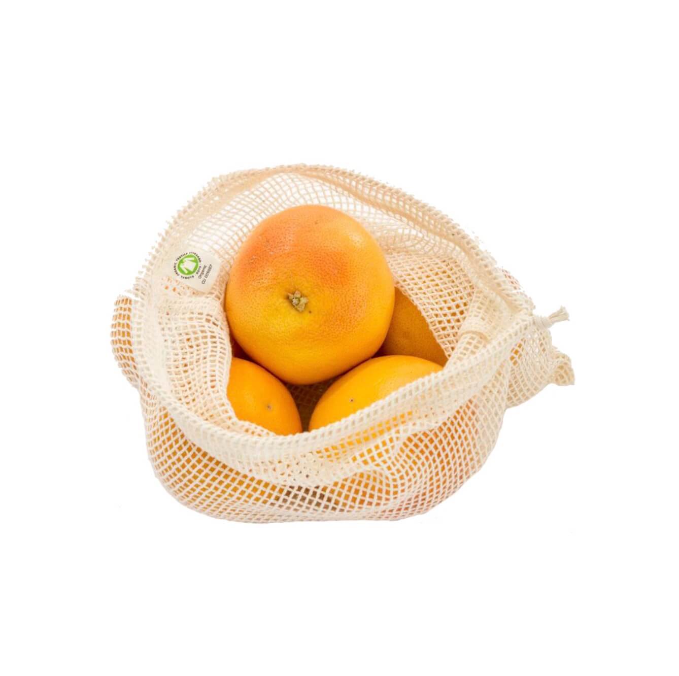 Organic Mesh Cotton Bag - S/M/L - Plastic Free Amsterdam