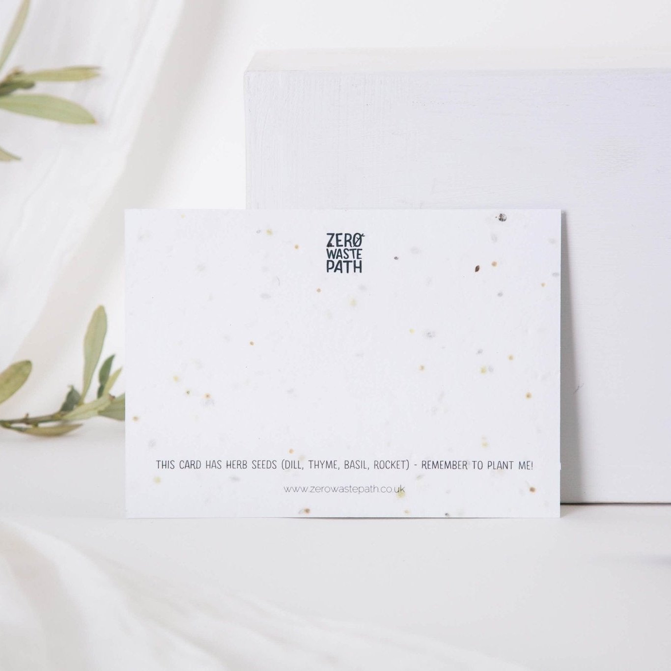 Postcard - Herb Mix Seeds - Plastic Free Amsterdam