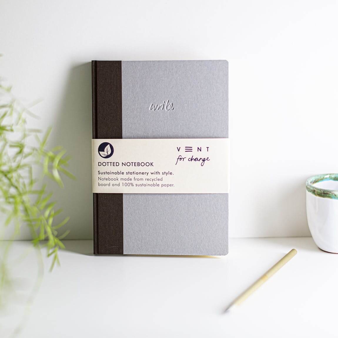 Recycled "Write" Notebook - Plastic Free Amsterdam