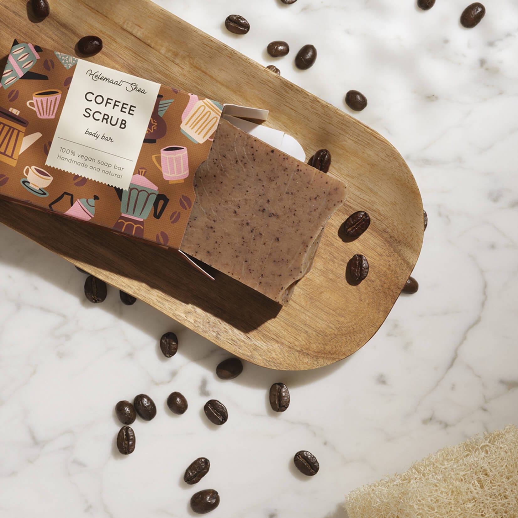Scrub Soap - Coffee - Plastic Free Amsterdam