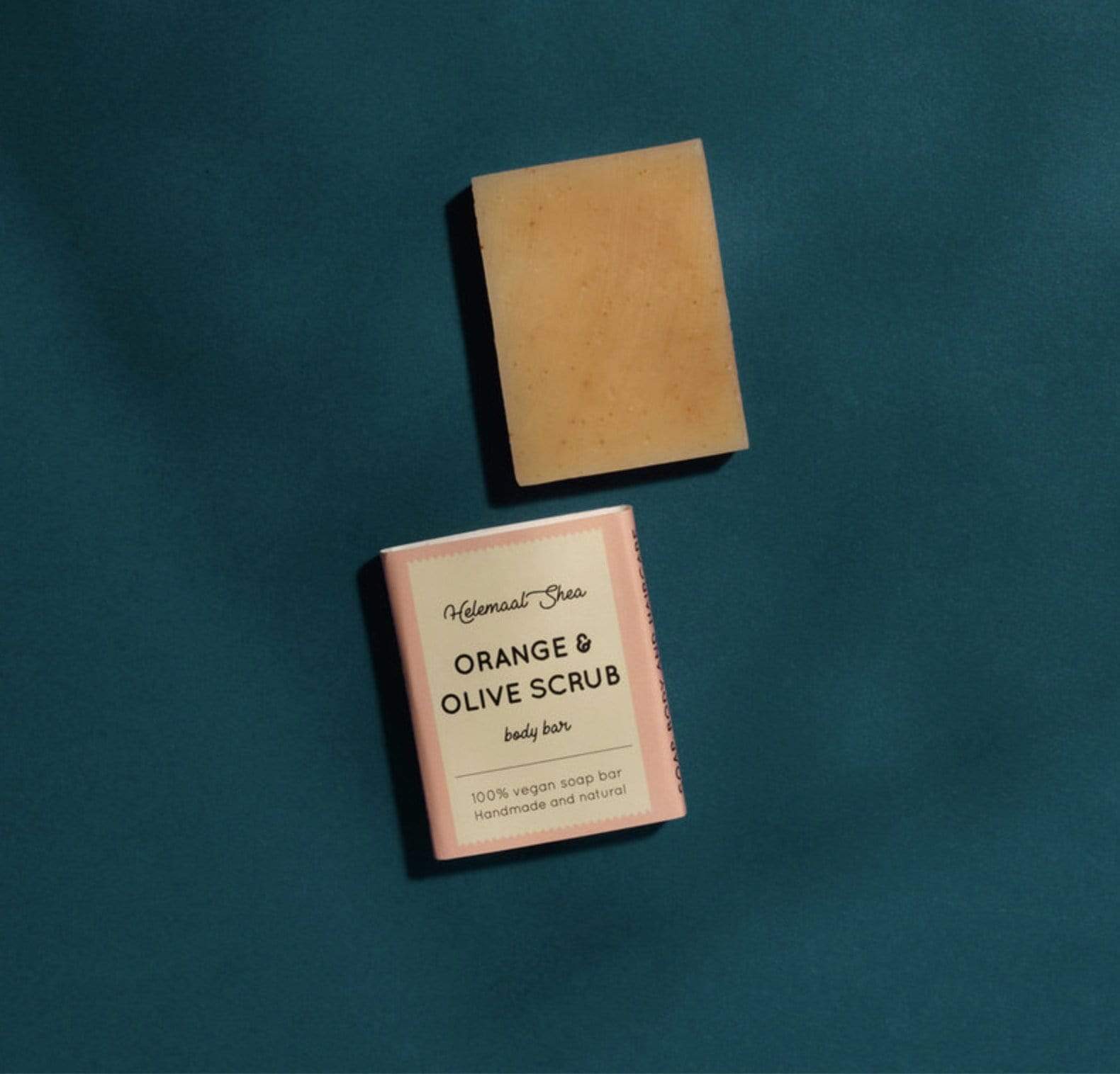 Scrub Soap - Orange & Olive - Plastic Free Amsterdam