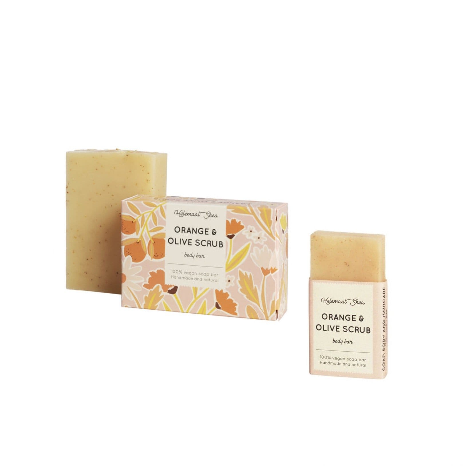 Scrub Soap - Orange & Olive - Plastic Free Amsterdam