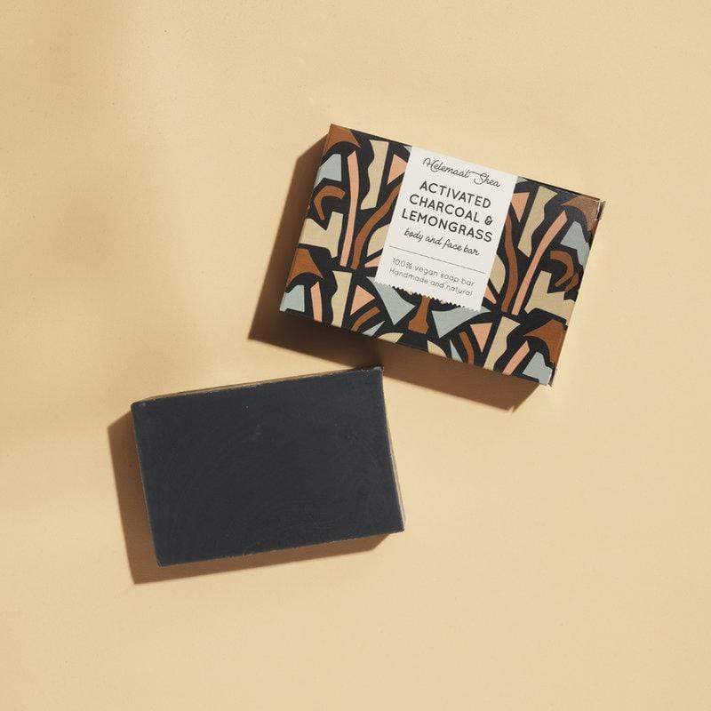 Soap Bar - Activated Charcoal & Lemongrass - Plastic Free Amsterdam